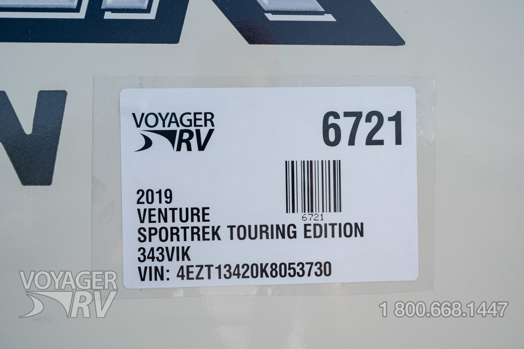 2019 KZ Venture SportTrek 343VIK