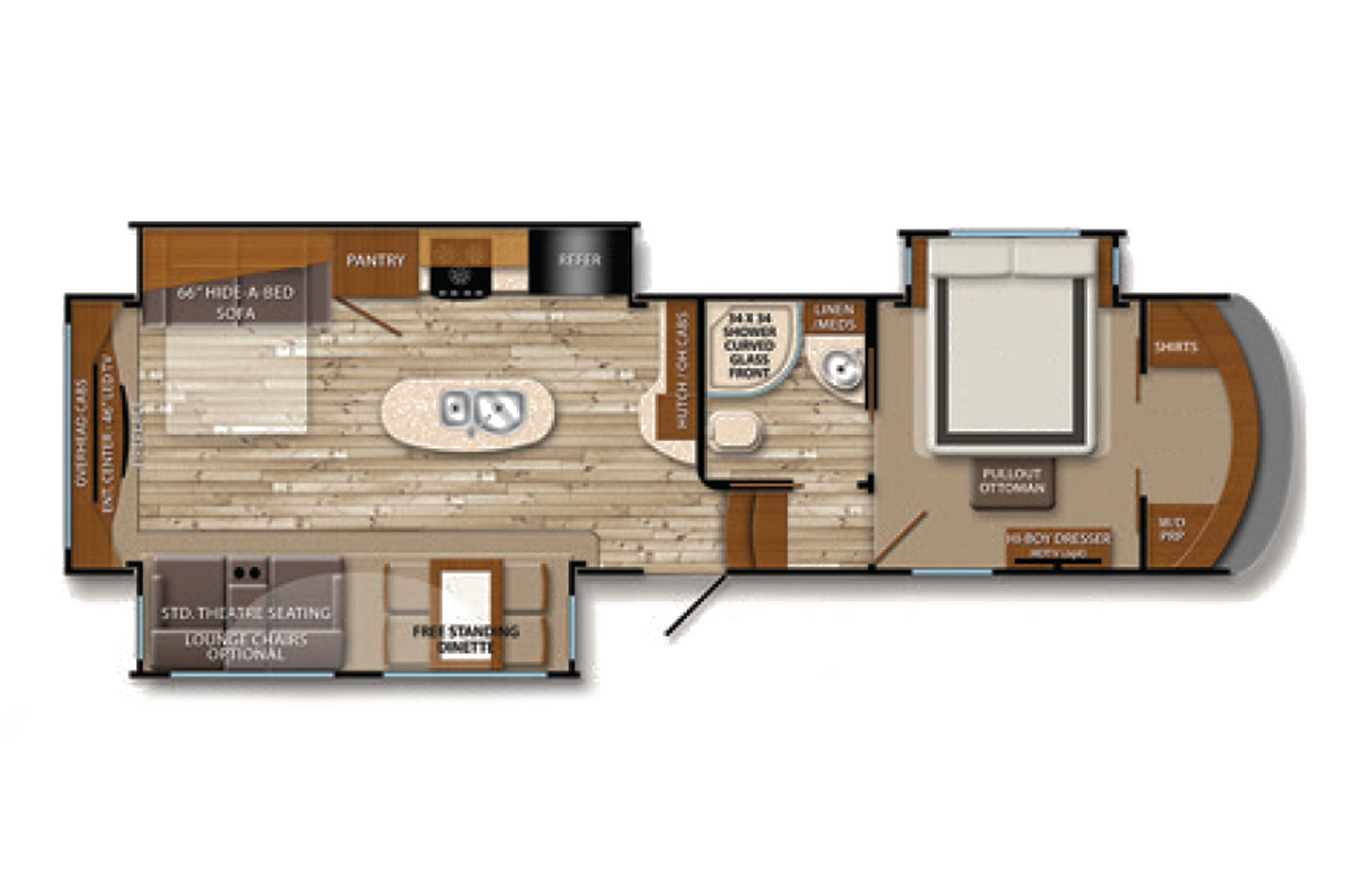 2015 Grand Design Solitude 325X Floorplan