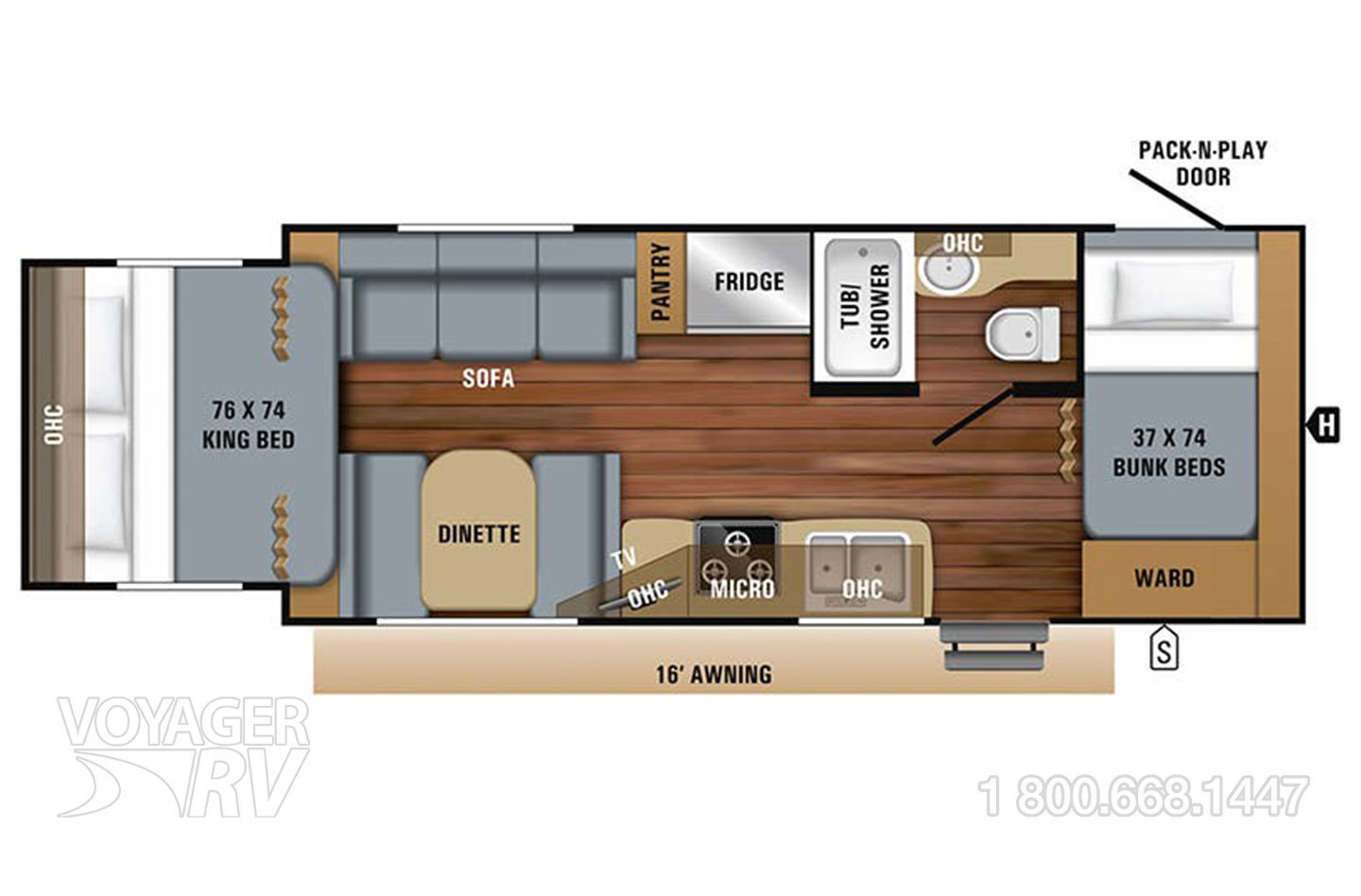 2019 Jayco Jay Feather Select X213 Floorplan