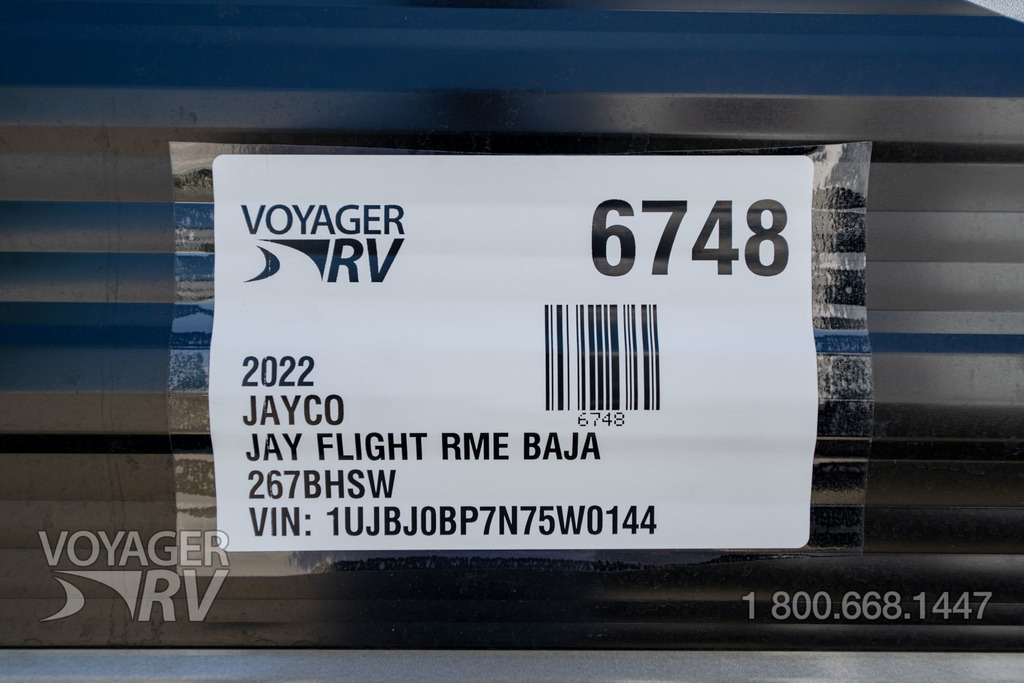 2022 Jayco Jay Flight RME Baja 267BHSW