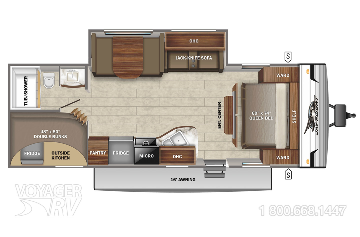 2023 Grand Design Transcend Xplor 265BH Floorplan