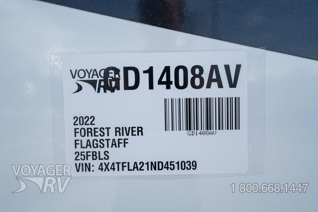 2022 Forest River Flagstaff 25FBLS