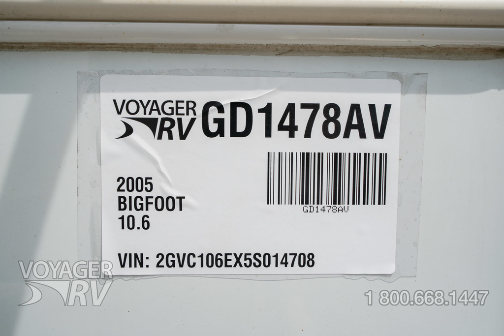 2005 Bigfoot 10.6 25C