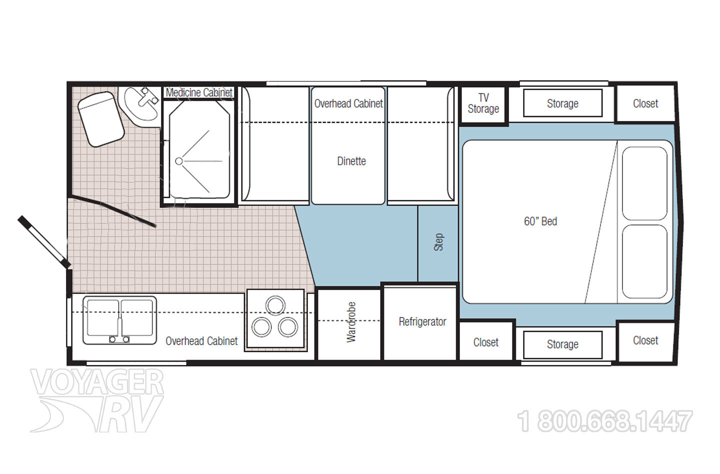 2005 Bigfoot 10.6 25C Floorplan