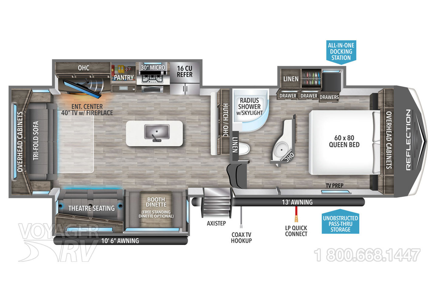 2022 Grand Design Solitude 280RK Floorplan