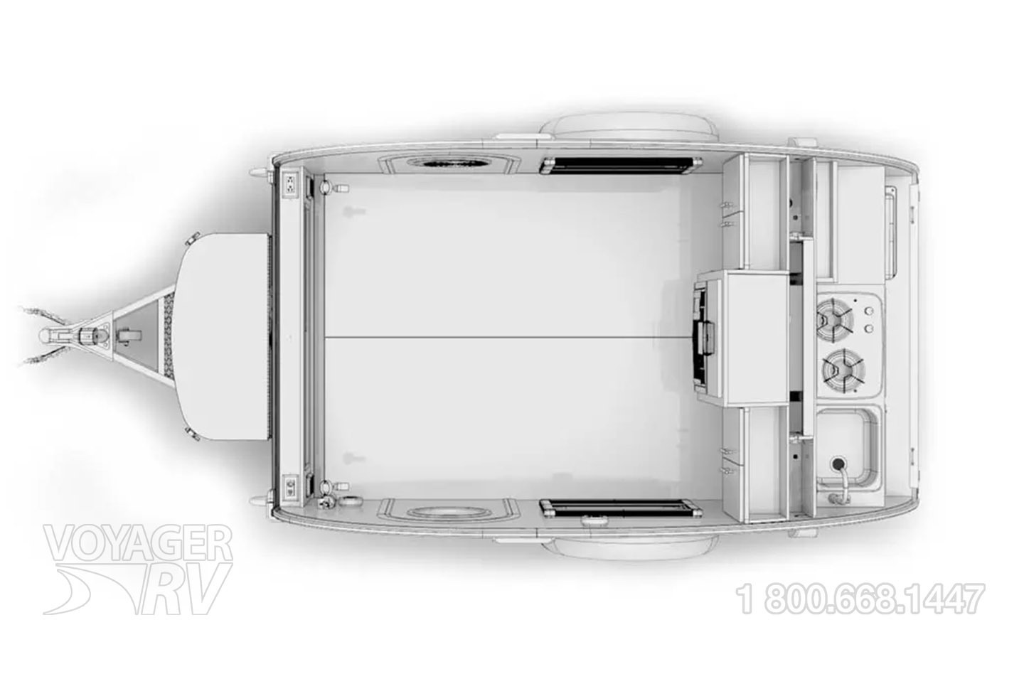 2022 Braxton Creek Bushwhacker Plus 17FD Floorplan