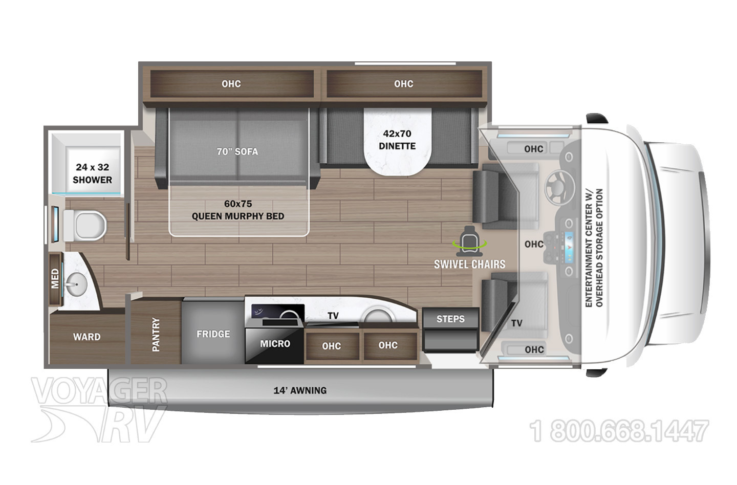 2024 Jayco Melbourne 24R Floorplan