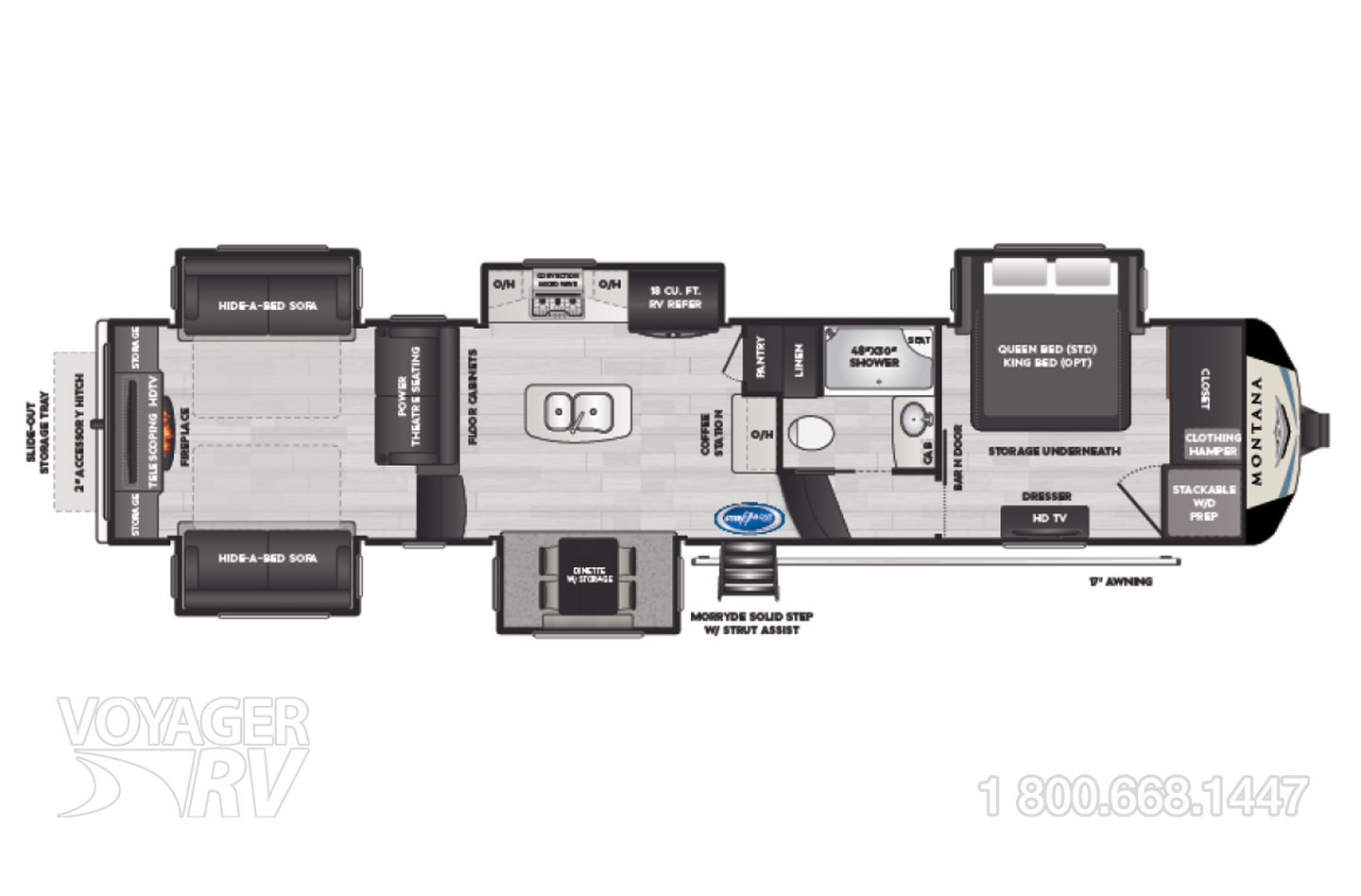 2021 Grand Design Solitude  346FLS Floorplan