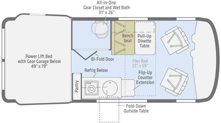 Revel 44E Floorplan